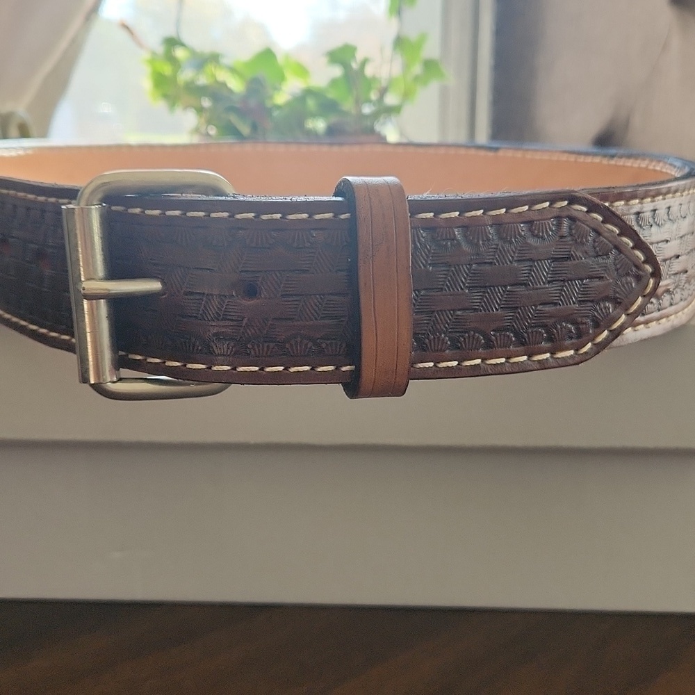 ACOSTA Personalized Leather belt Small - Picture 5 of 9